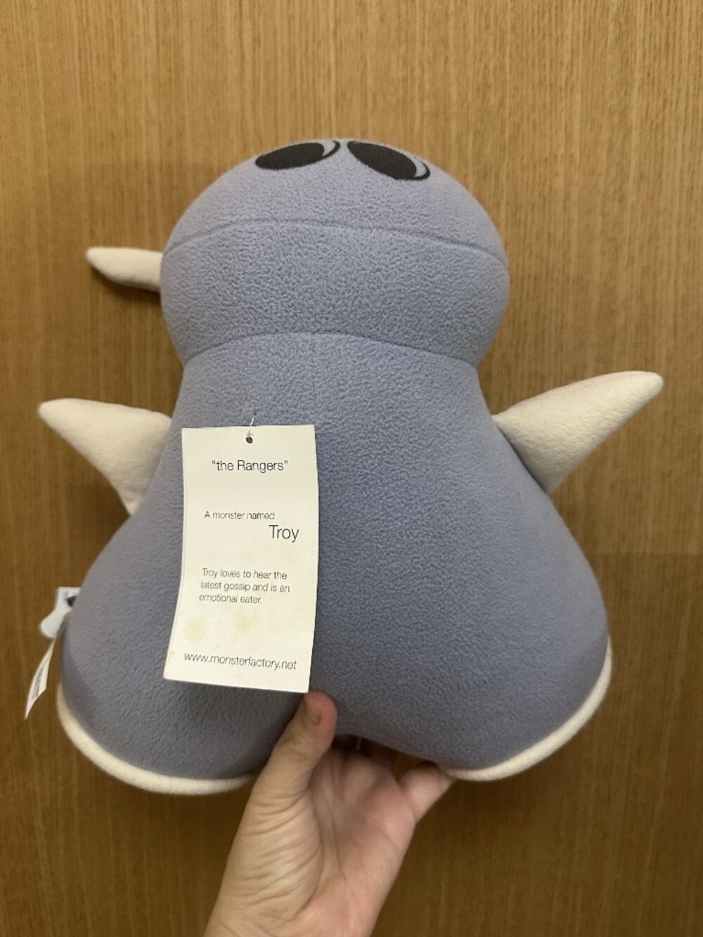 Rare Vintage The Monster Factory Troy Plush Toy